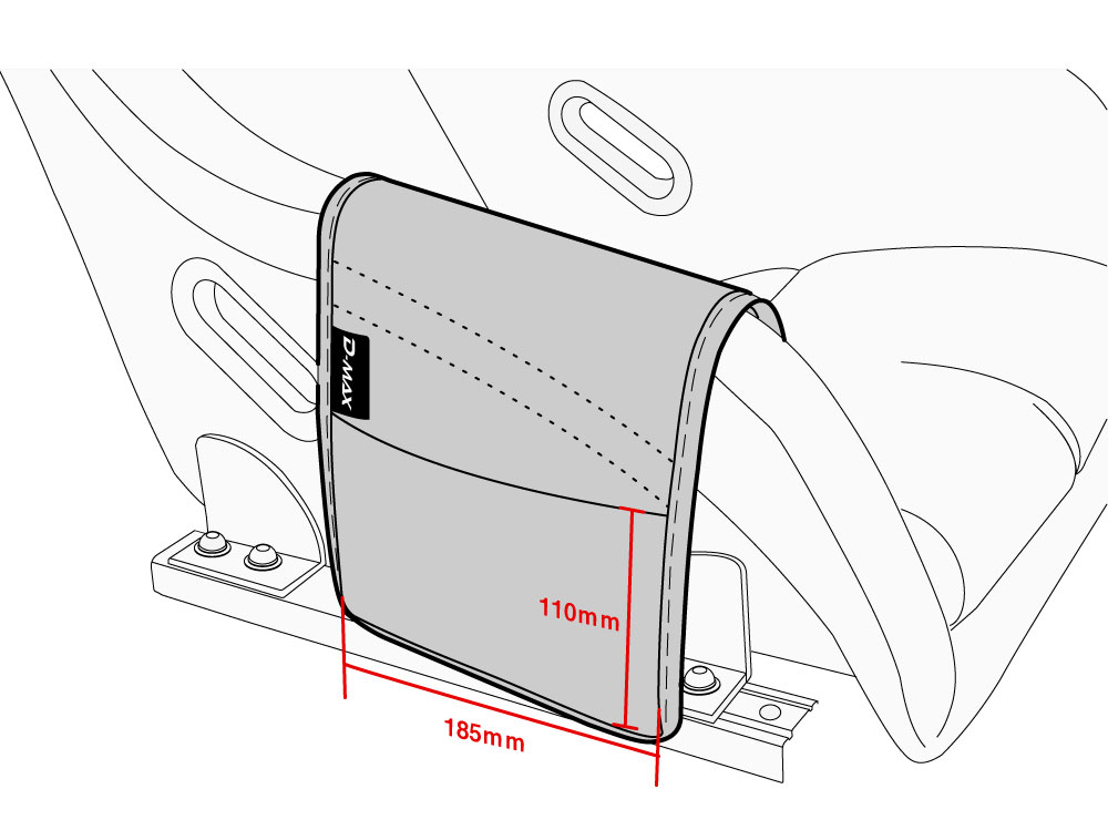D-MAX / サイドポケットパッド（スポーツシート用）