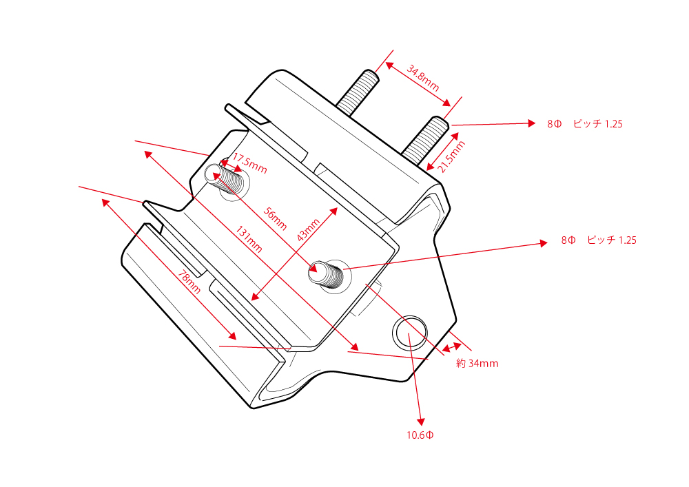 D-MAX / SRミッションマウント（強化品）