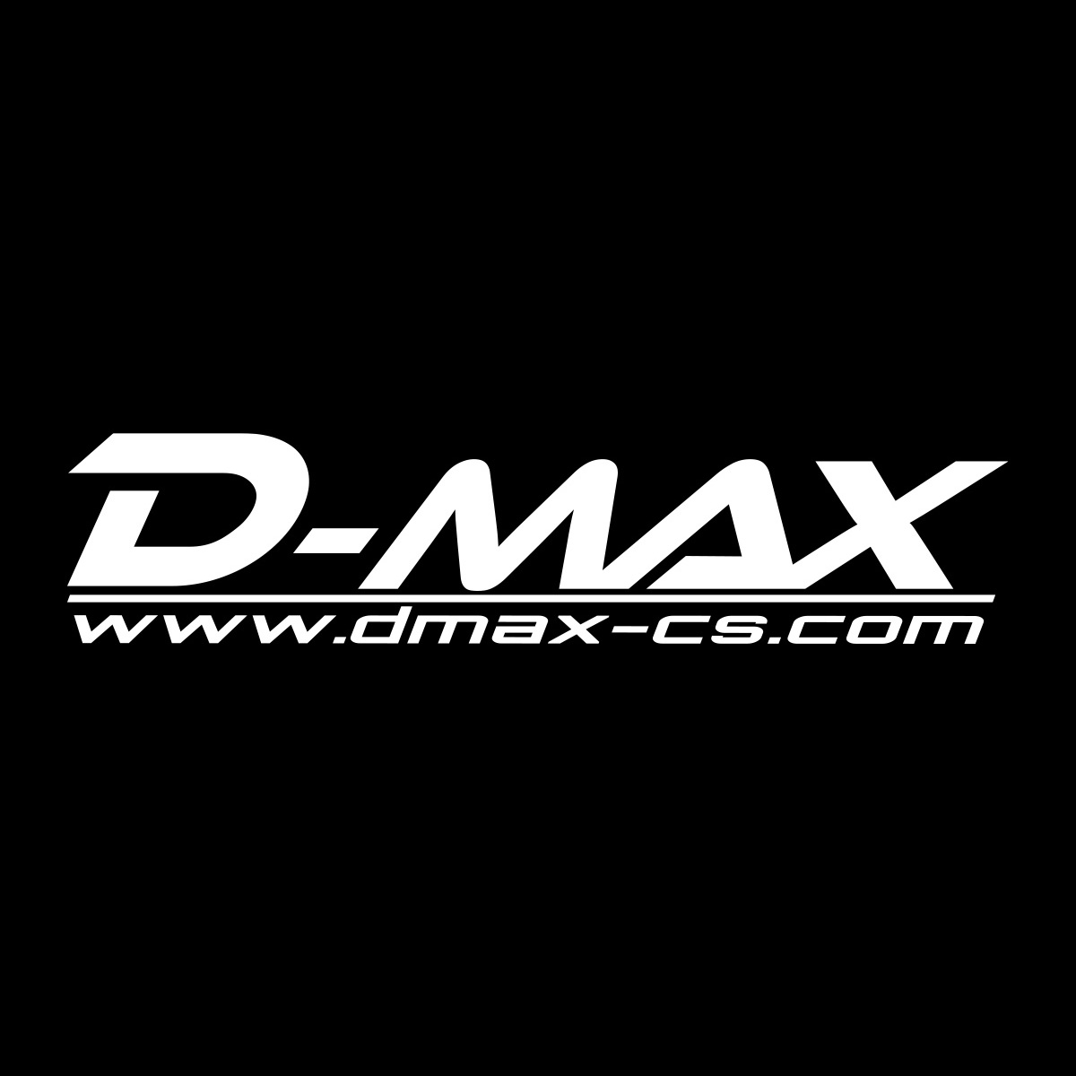 D-MAX / D-MAXステッカー アドレス付きタイプ（ホワイト）